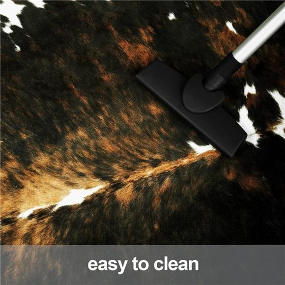 Faux Cowhide Rug 3.6x2.3 Feet, Premium Durable Cow Print Rugs for Living Room - Picture 3 of 5